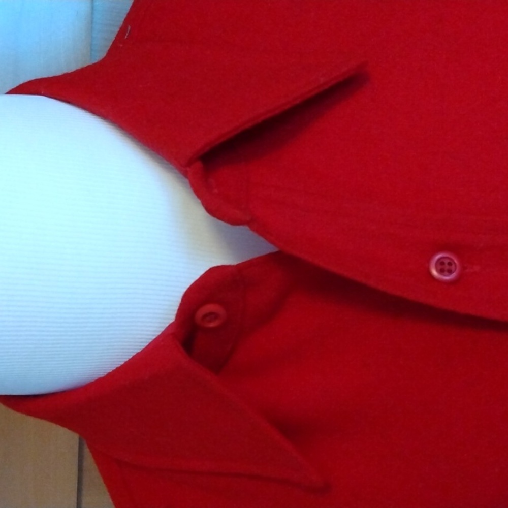 Pendleton Red Wool Button-Up Shirt - image 2